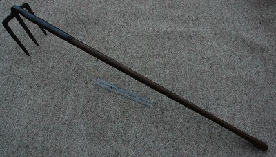 18. Muck rake or crome
