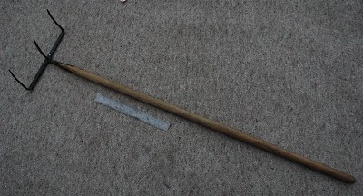 87. 3 pronged hay rake
