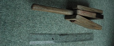 604. Wooden clapper bird scare (rare)